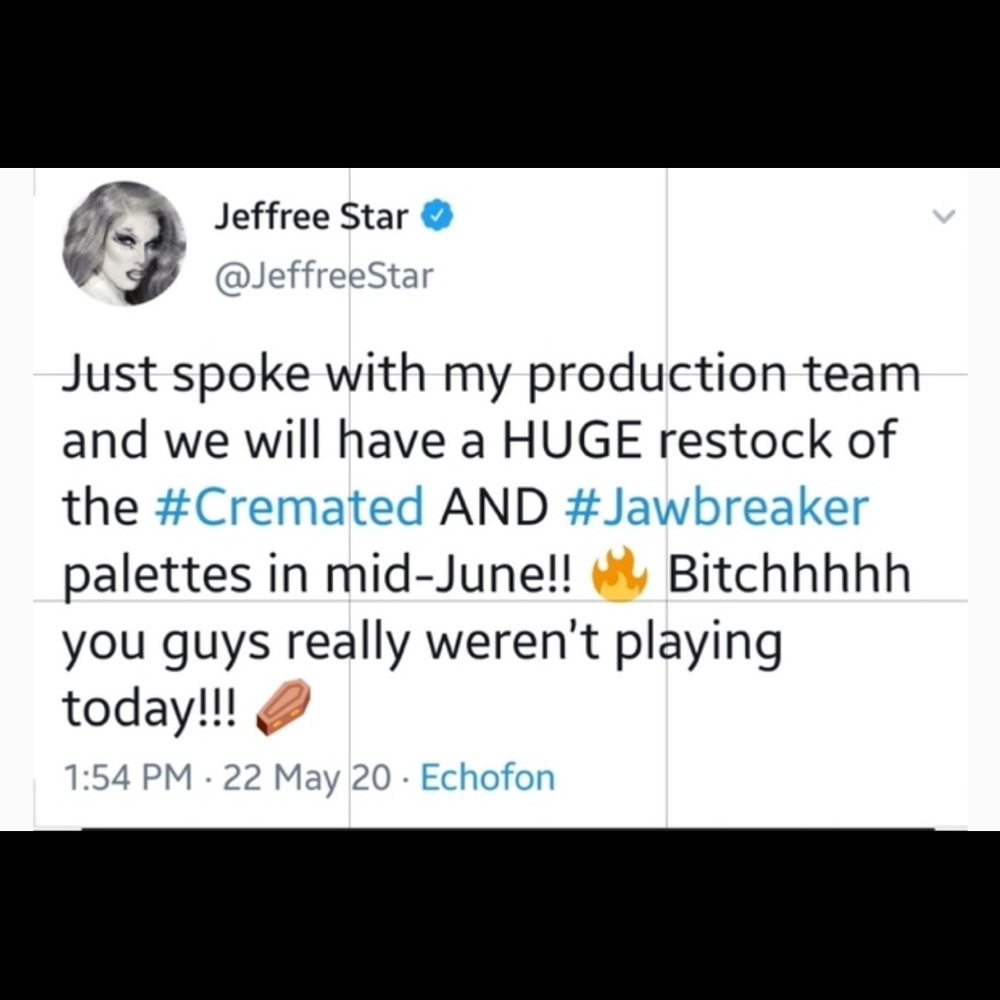 Jeffree Star- CREMATED